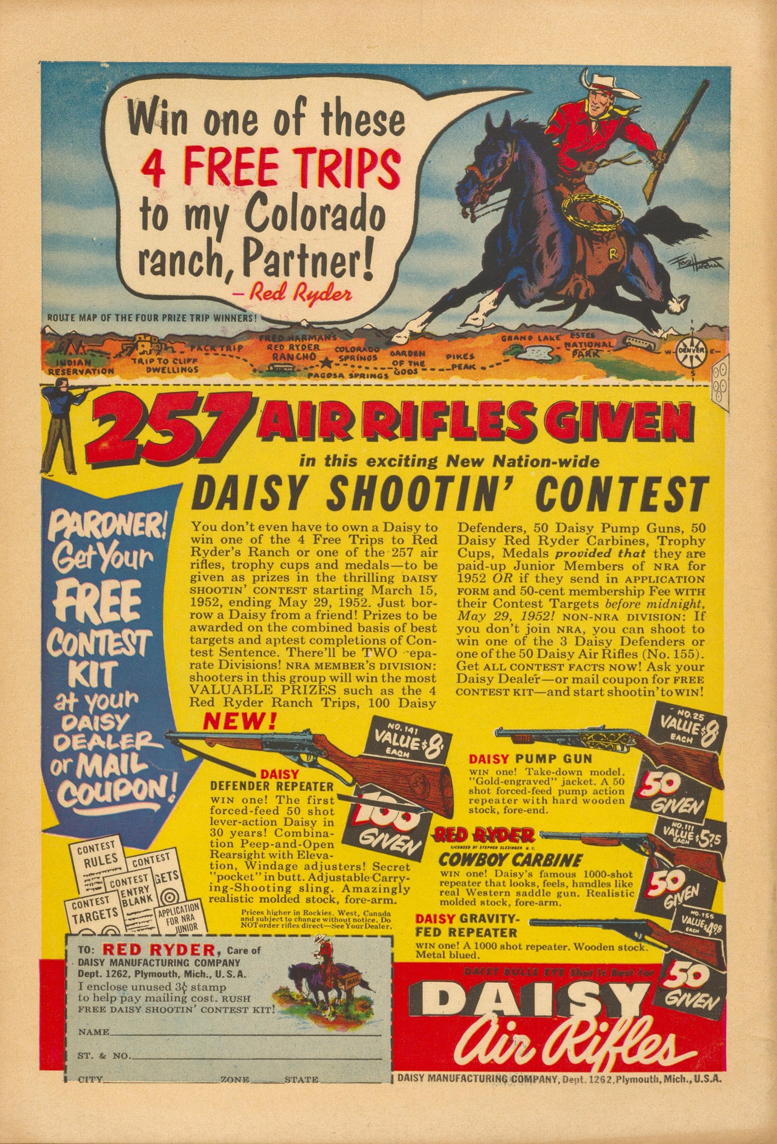 Read online Hopalong Cassidy comic -  Issue #68 - 36