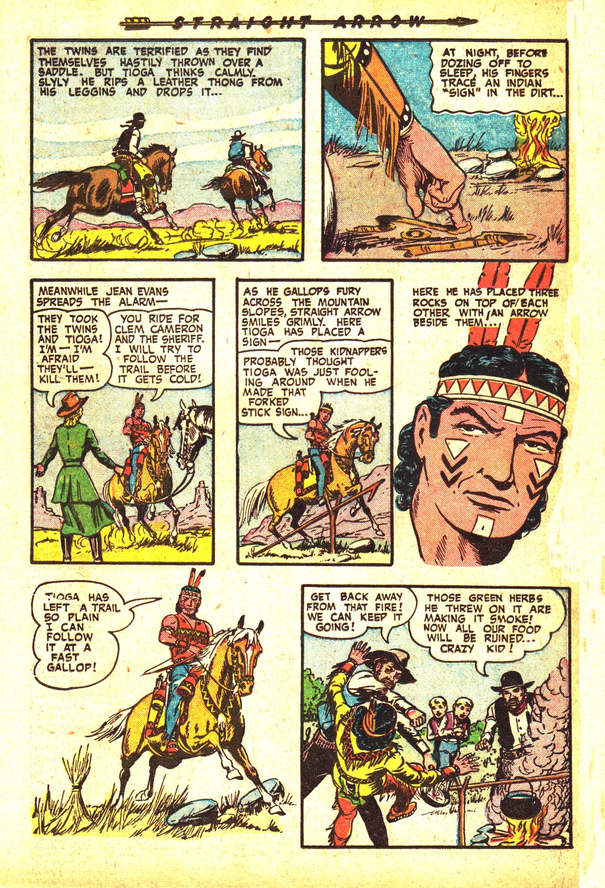 Read online Straight Arrow comic -  Issue #35 - 22