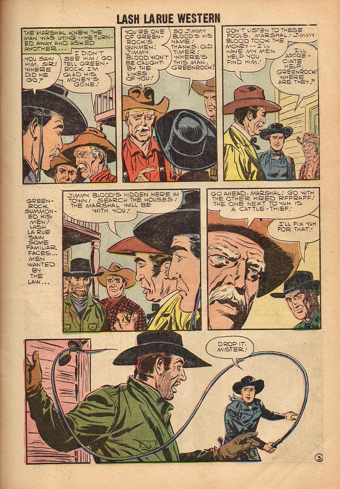 Read online Lash Larue Western (1949) comic -  Issue #67 - 13