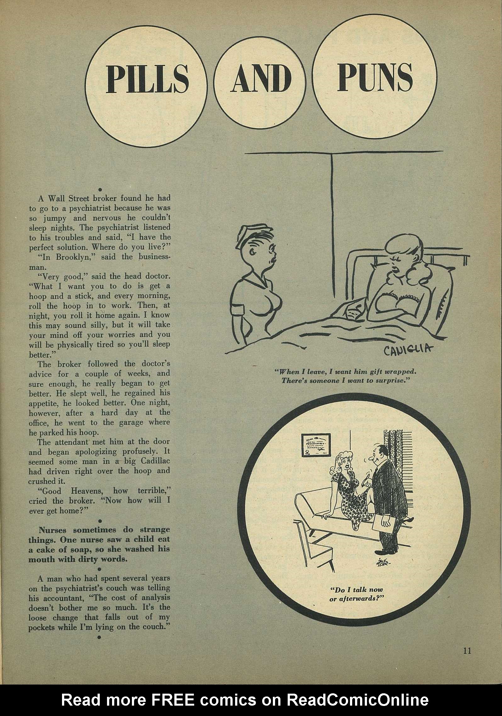 Read online Cartoons and Gags comic -  Issue #5 - 11