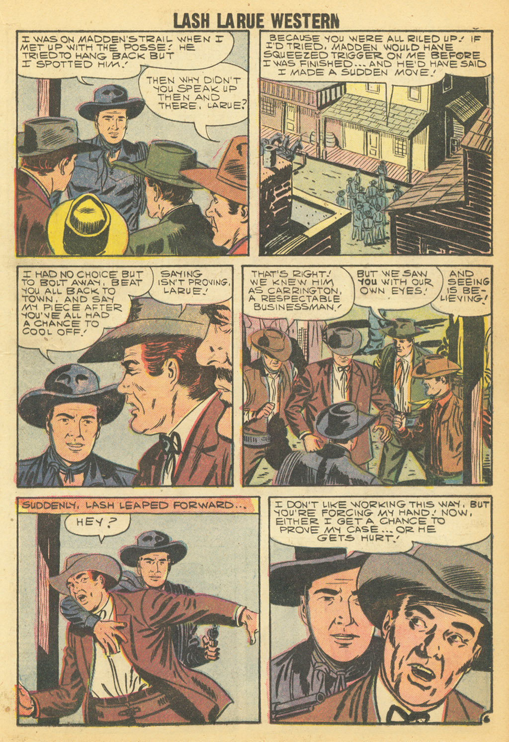 Read online Lash Larue Western (1949) comic -  Issue #68 - 32