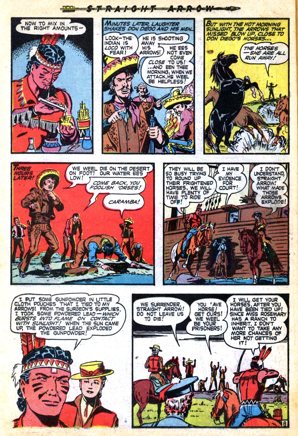 Read online Straight Arrow comic -  Issue #7 - 18