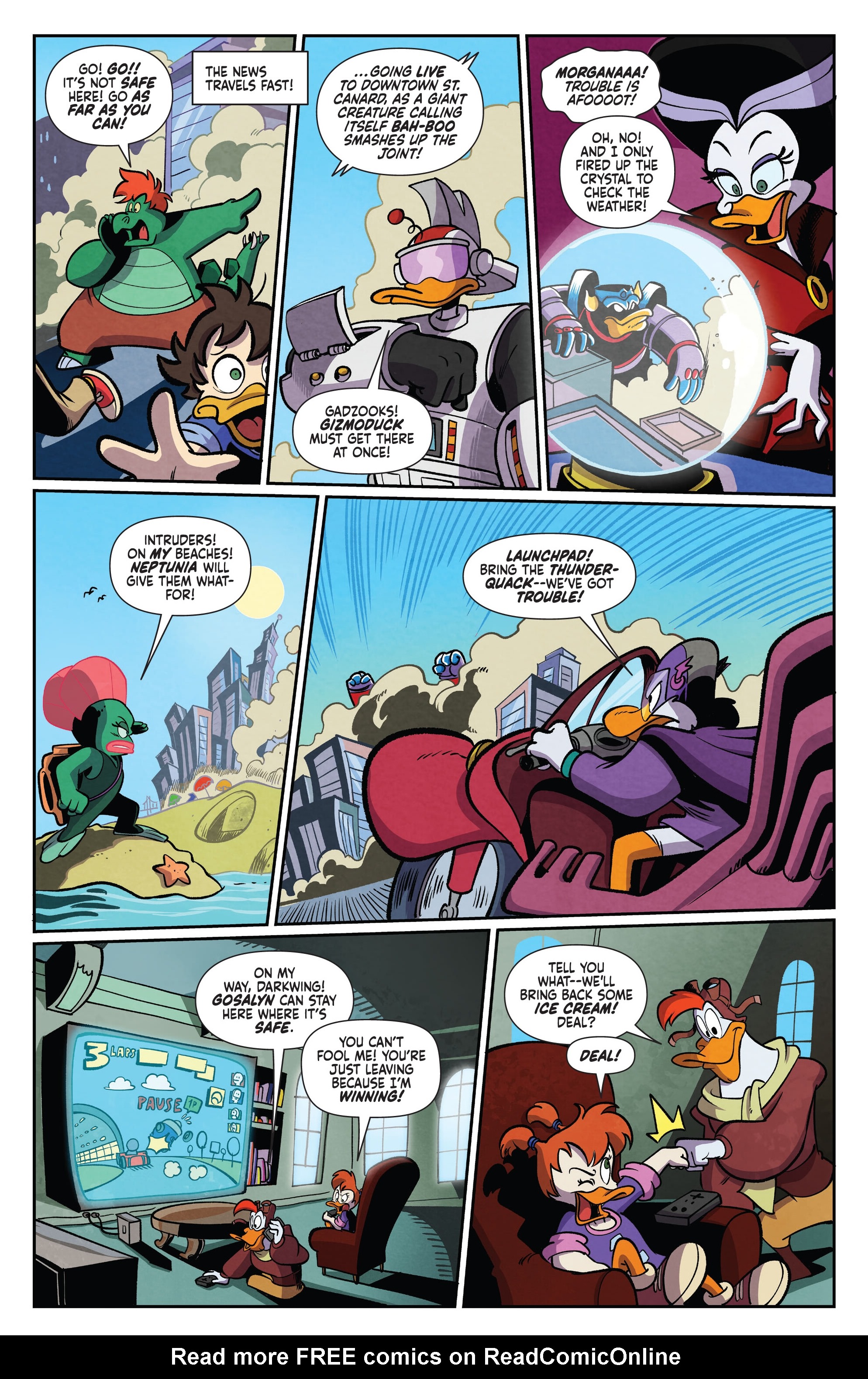 Read online Darkwing Duck: Justice Ducks comic -  Issue #1 - 9