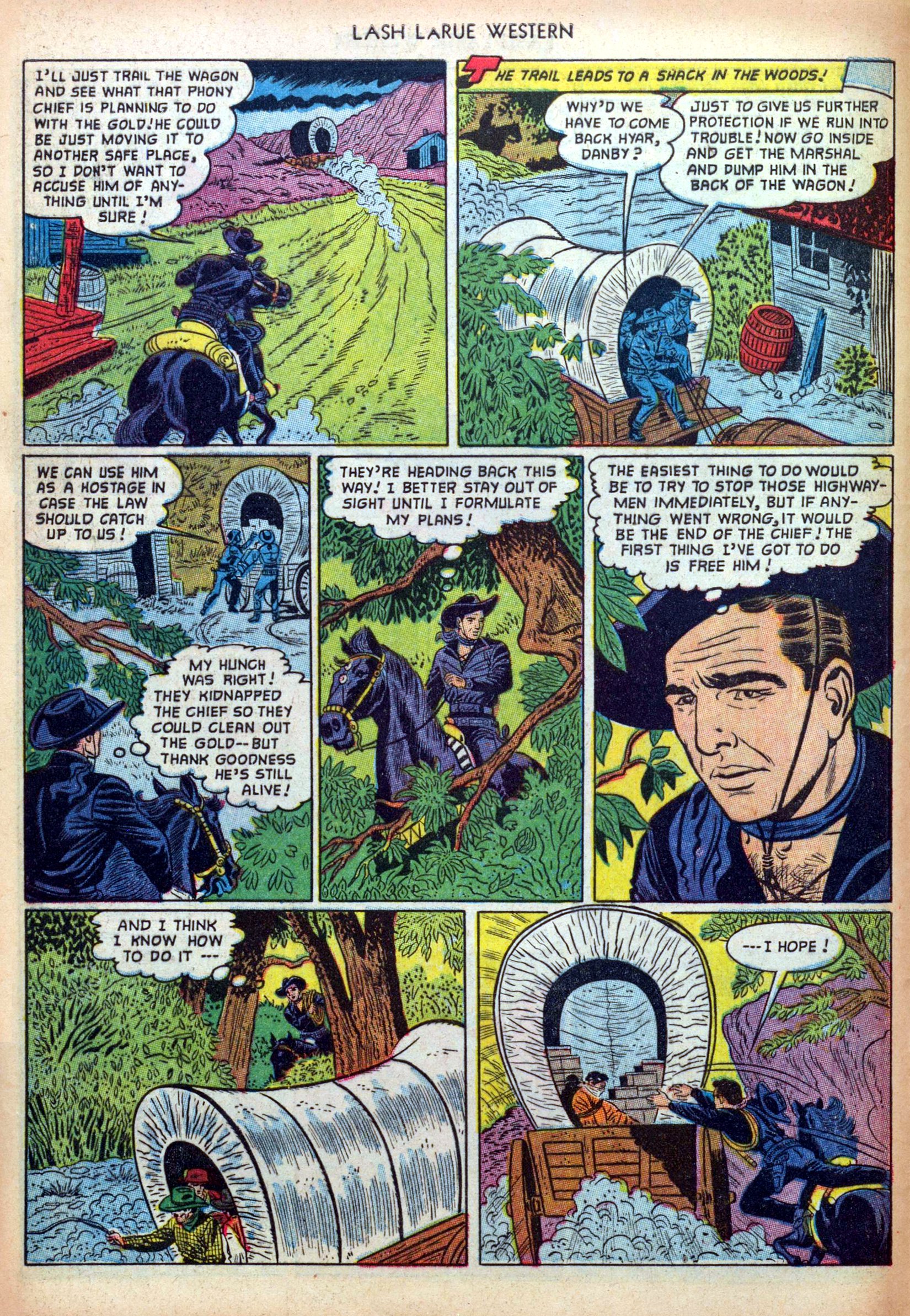 Read online Lash Larue Western (1949) comic -  Issue #33 - 8