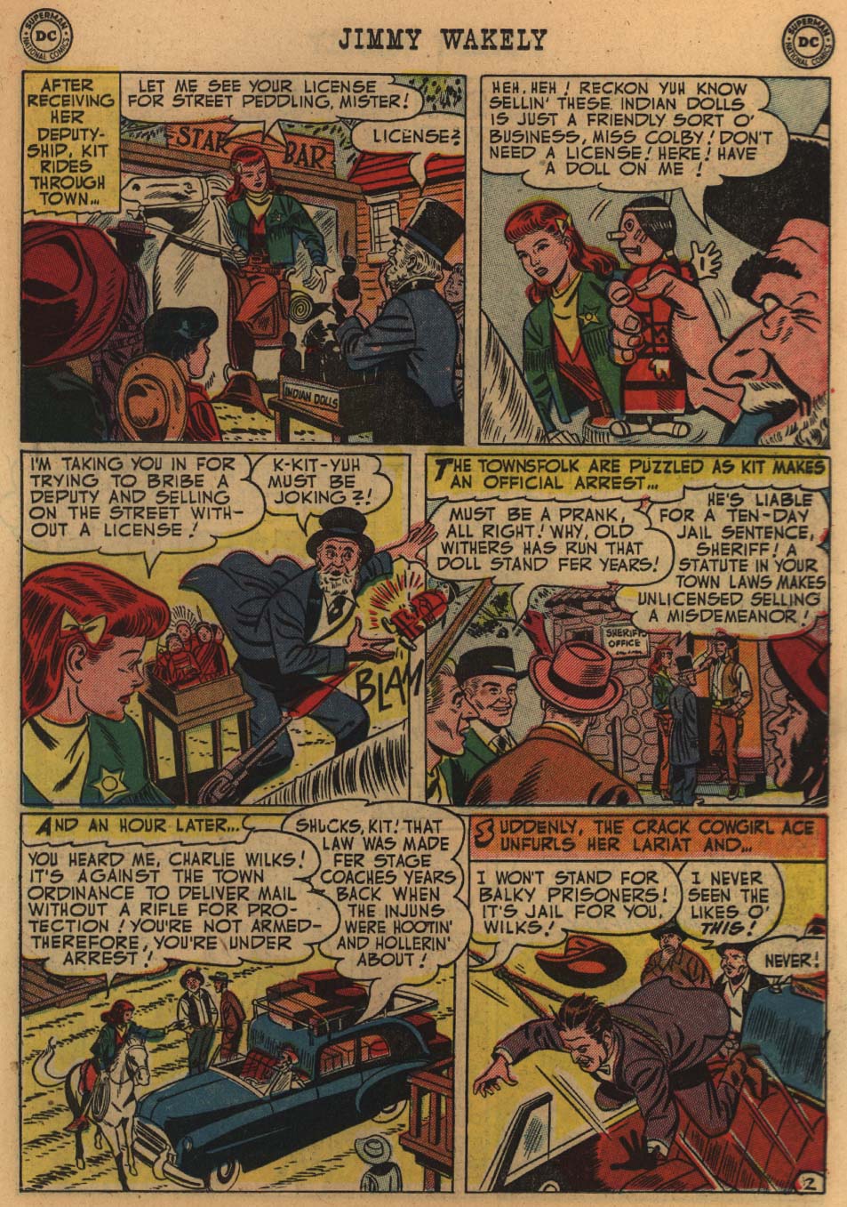 Read online Jimmy Wakely comic -  Issue #17 - 19