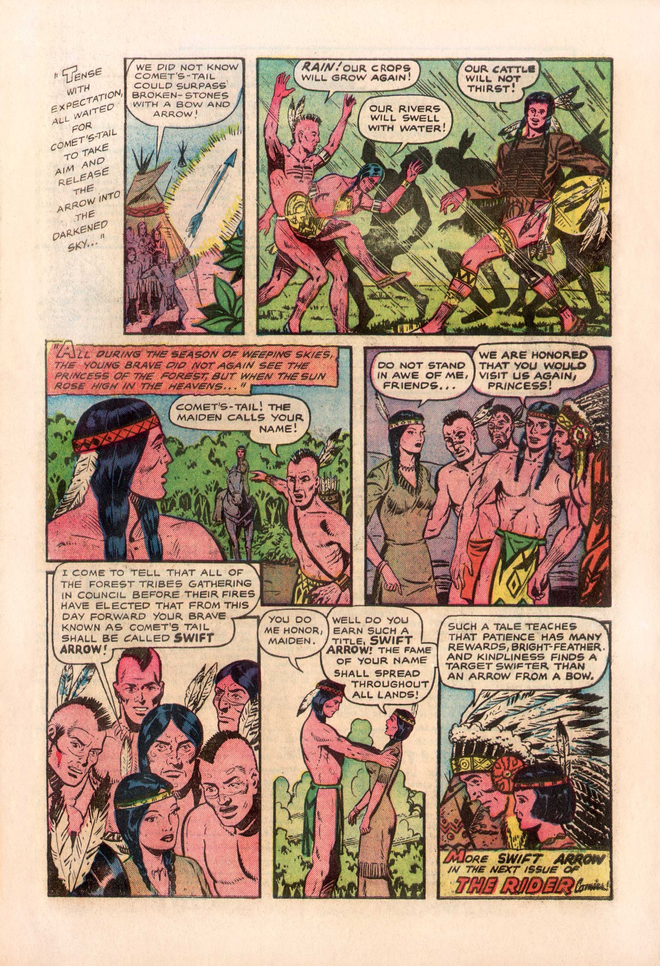 Read online Swift Arrow (1957) comic -  Issue #1 - 9