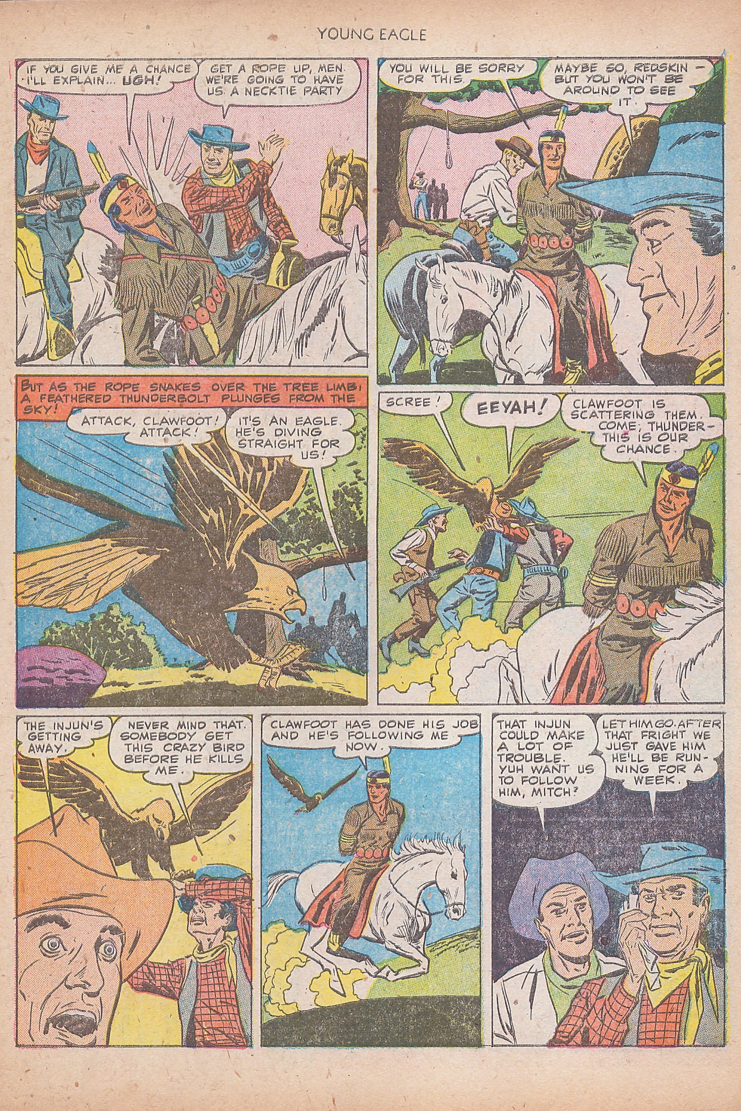 Read online Young Eagle comic -  Issue #7 - 11