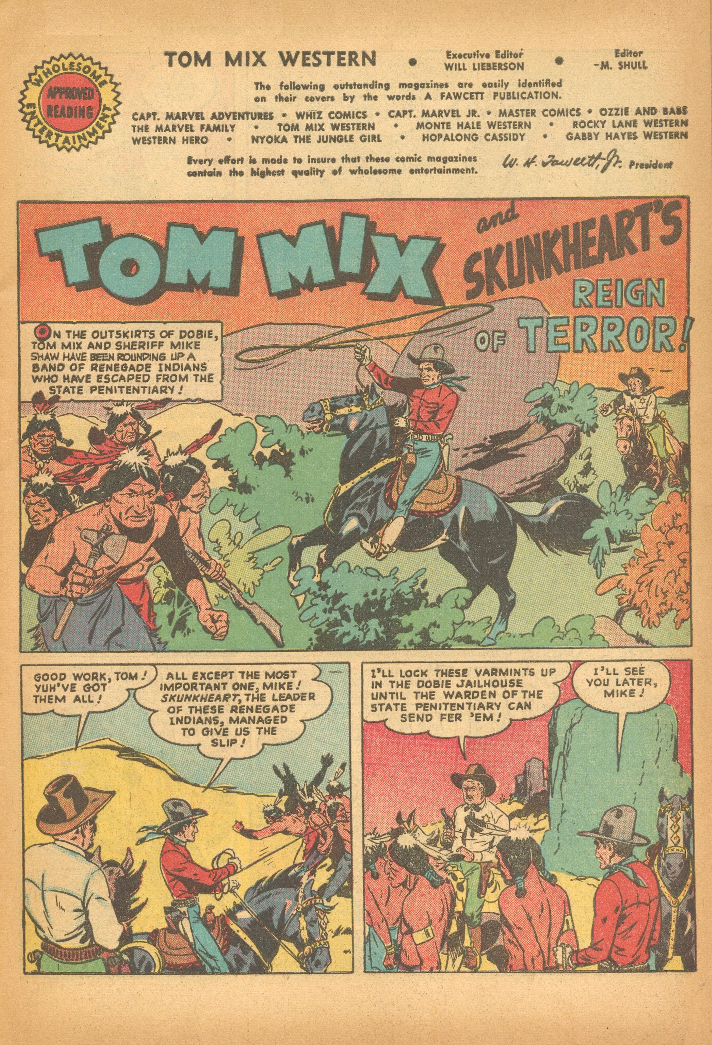 Read online Tom Mix Western (1948) comic -  Issue #18 - 3