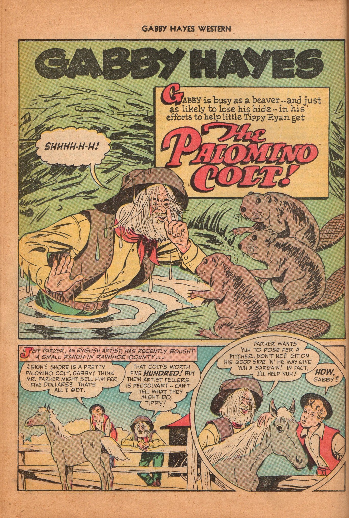 Read online Gabby Hayes Western comic -  Issue #7 - 12