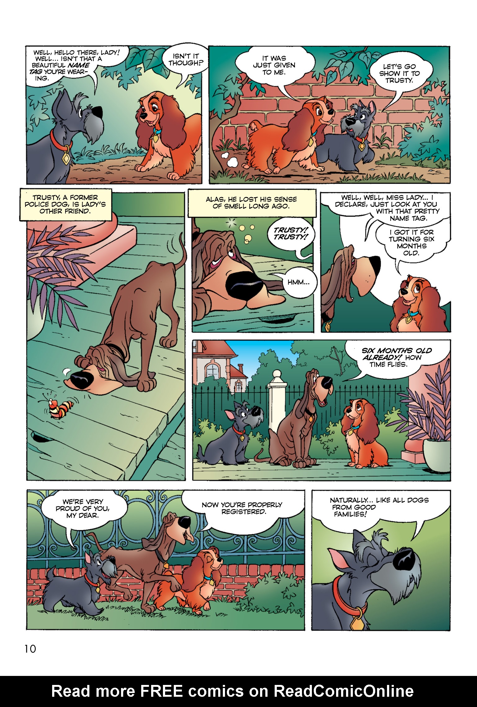 Read online Disney Lady and the Tramp: The Story of the Movie in Comics comic -  Issue # Full - 11