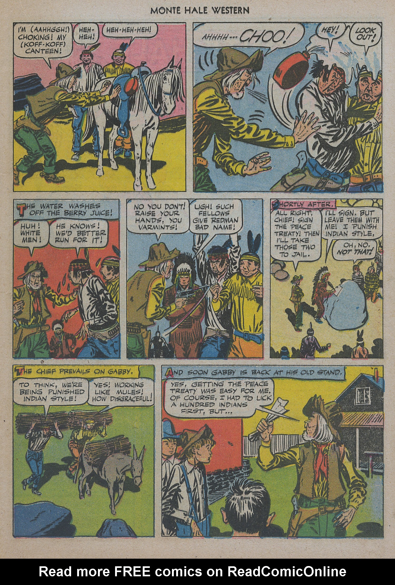 Read online Monte Hale Western comic -  Issue #47 - 17