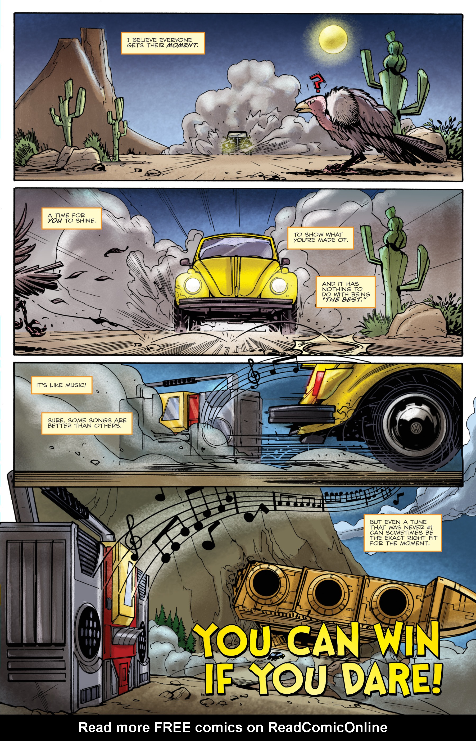 Read online Transformers: Bumblebee - Win If You Dare comic -  Issue # TPB - 6