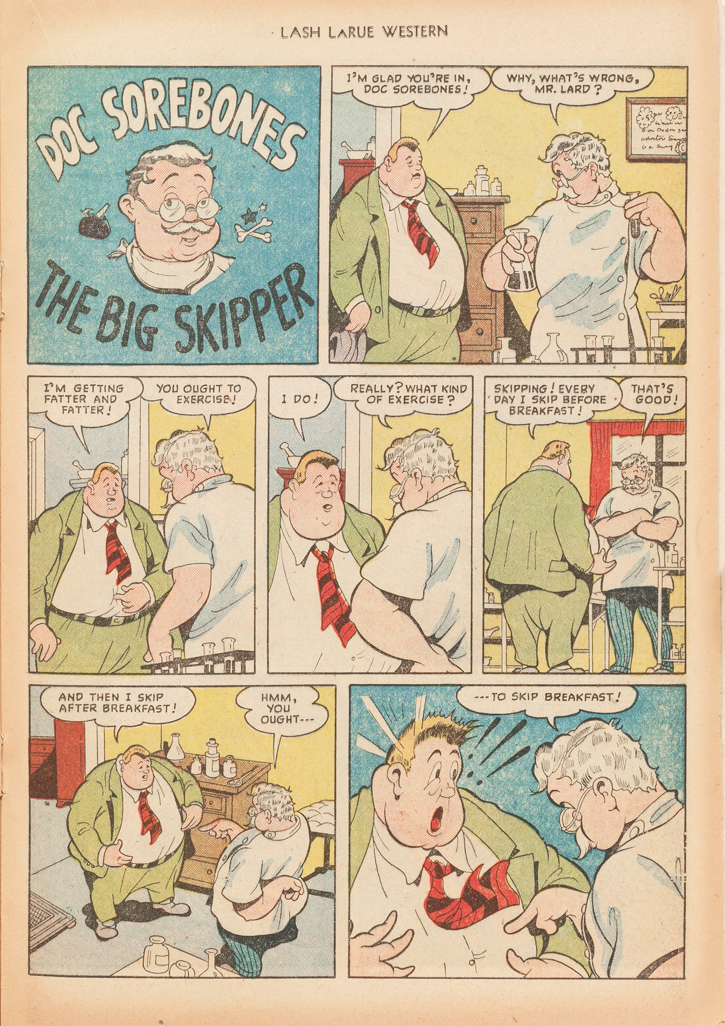 Read online Lash Larue Western (1949) comic -  Issue #16 - 17