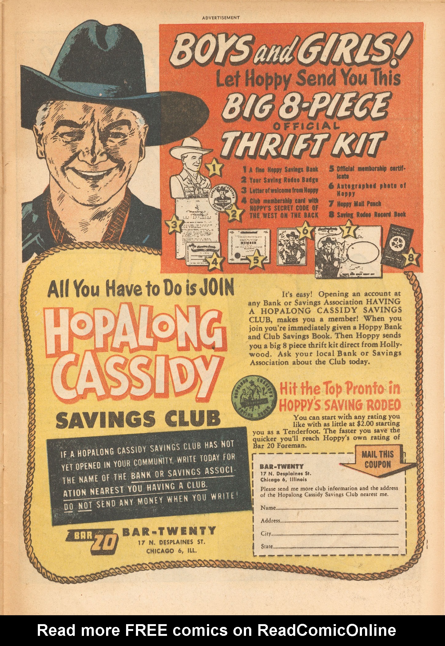 Read online Hopalong Cassidy comic -  Issue #57 - 25