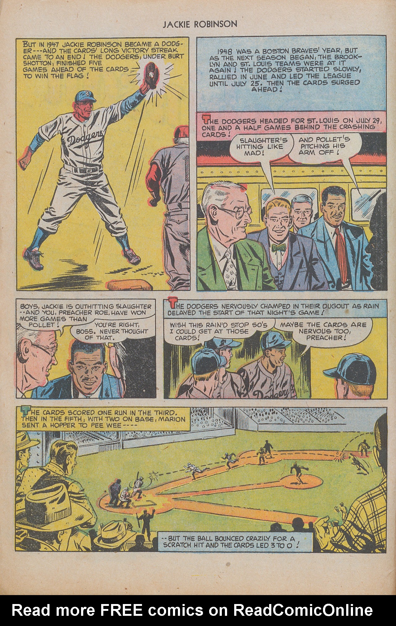 Read online Jackie Robinson comic -  Issue #5 - 4