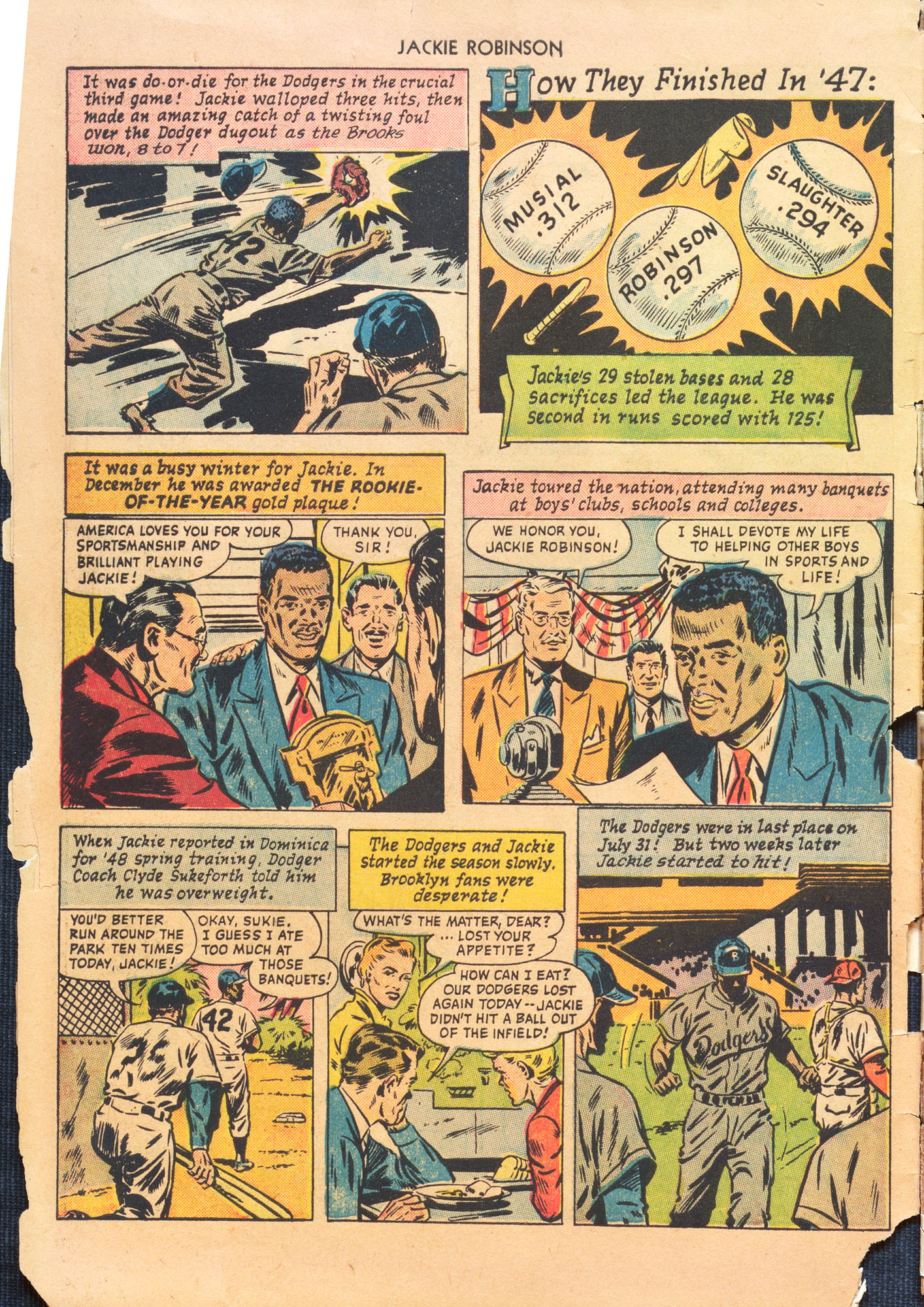 Read online Jackie Robinson comic -  Issue #4 - 6
