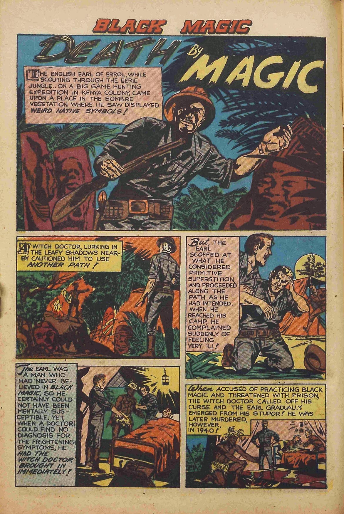 Read online Black Magic (1950) comic -  Issue #22 - 12