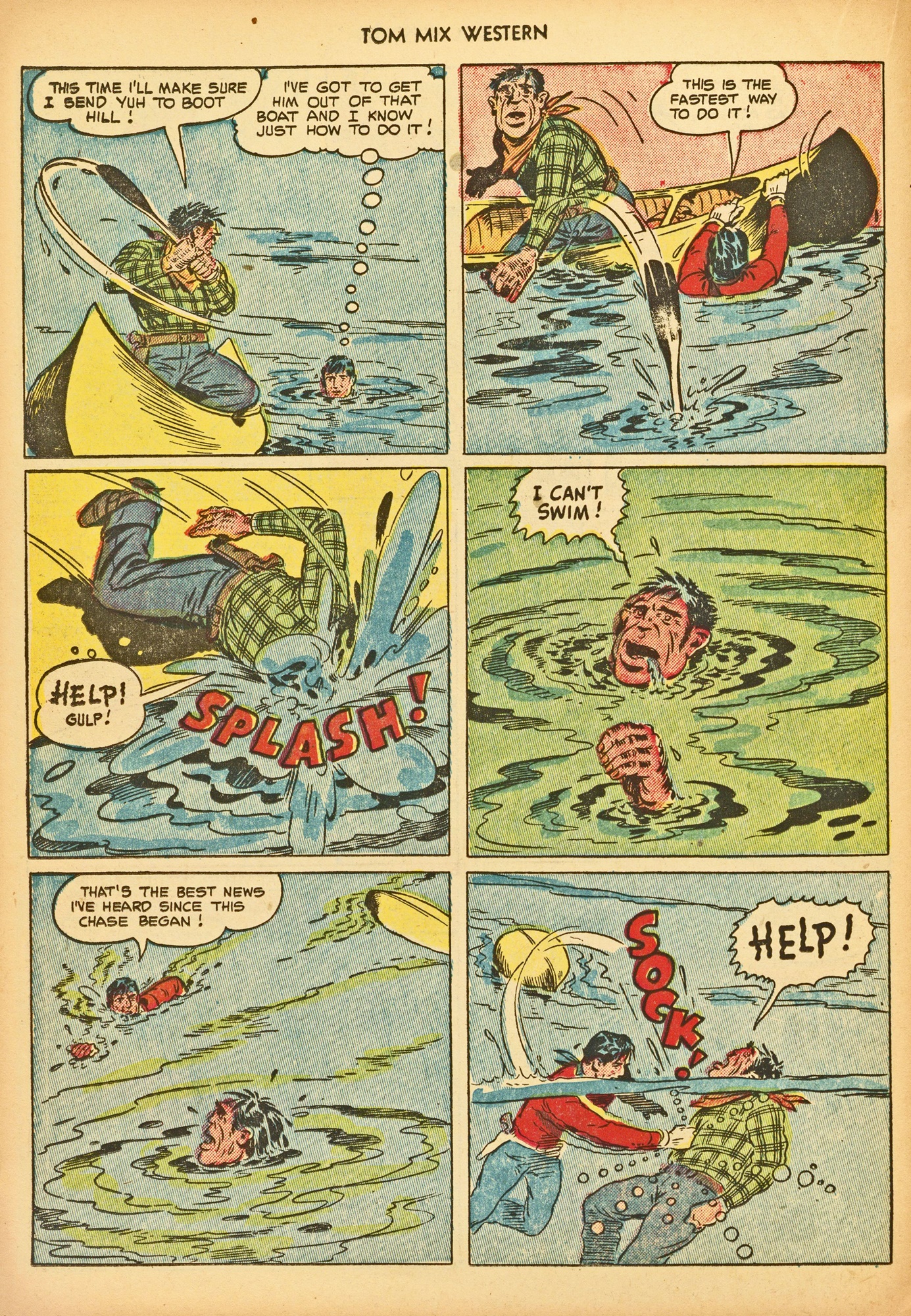 Read online Tom Mix Western (1948) comic -  Issue #59 - 22