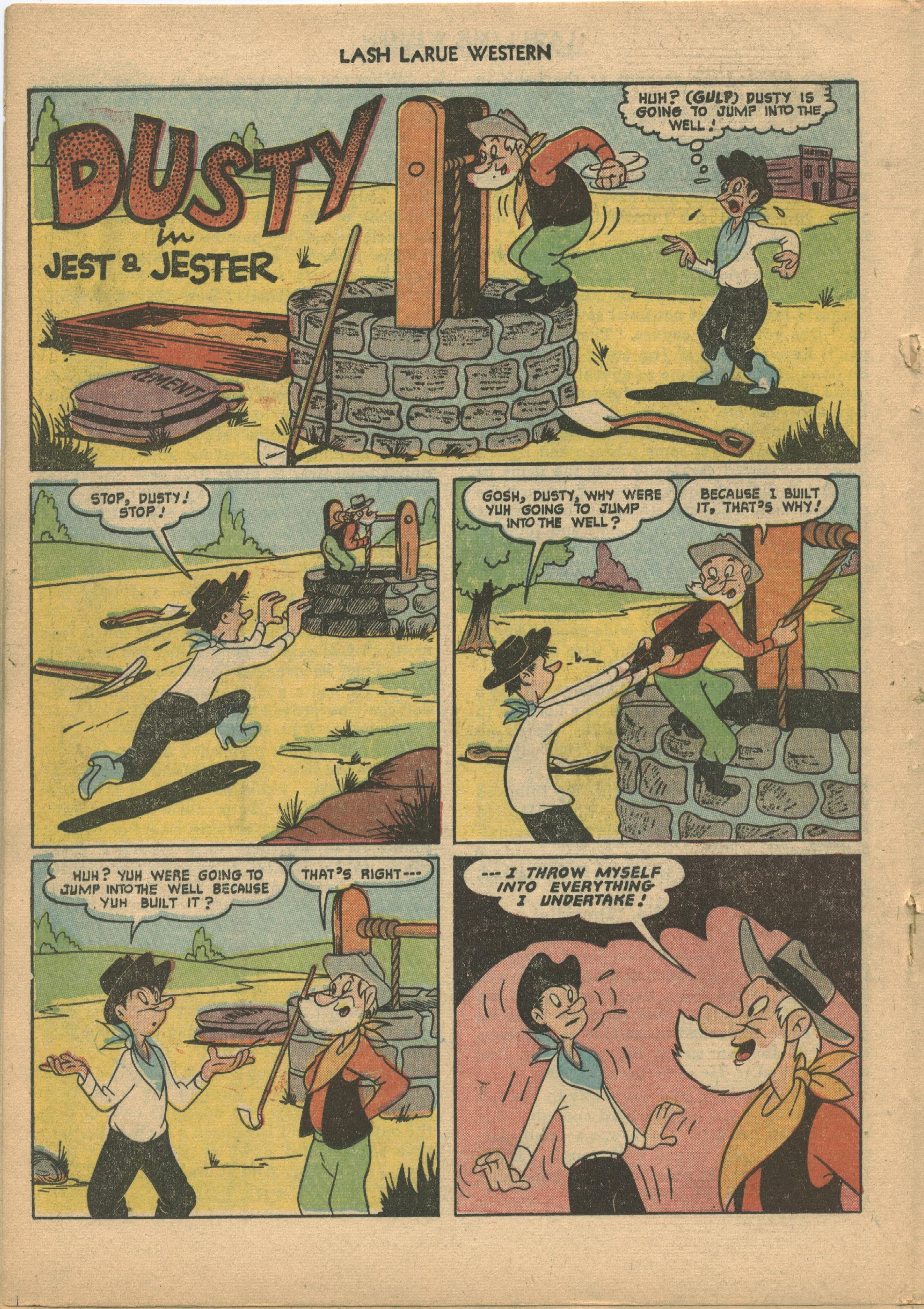 Read online Lash Larue Western (1949) comic -  Issue #21 - 18