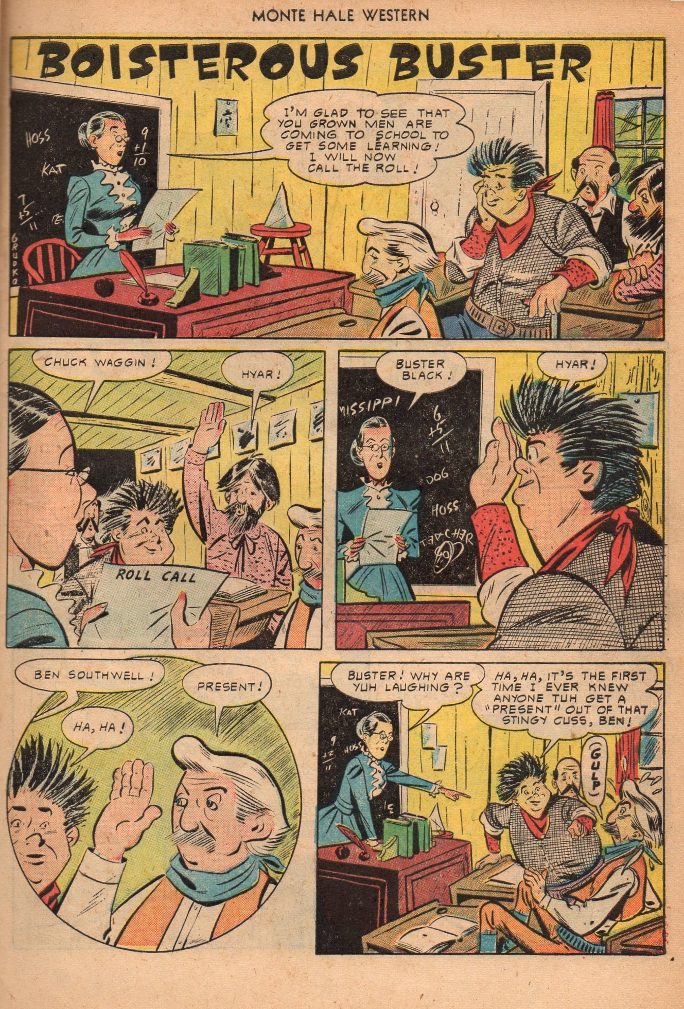 Read online Monte Hale Western comic -  Issue #51 - 33