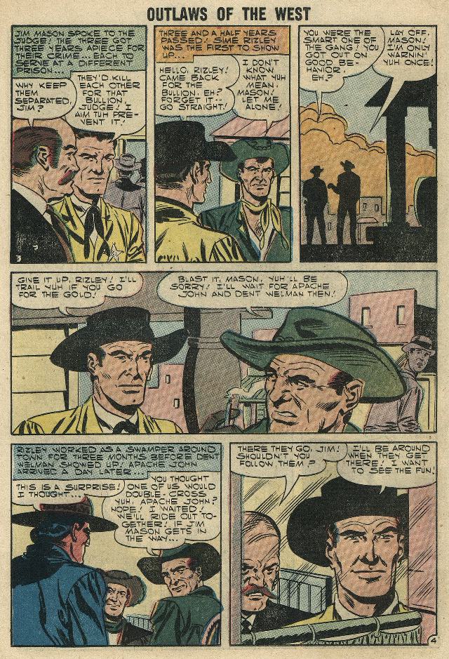 Read online Outlaws of the West comic -  Issue #13 - 19