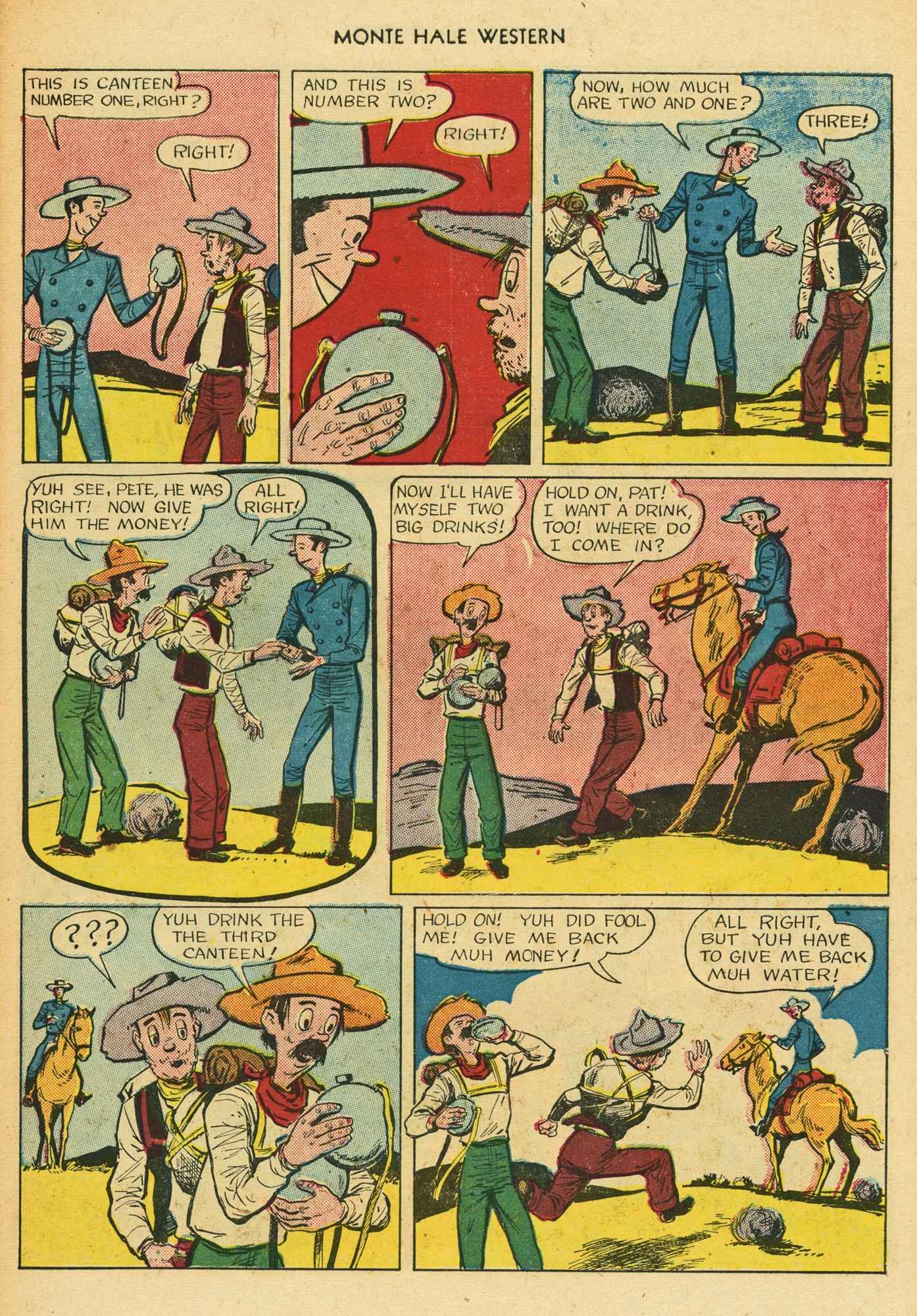 Read online Monte Hale Western comic -  Issue #60 - 27