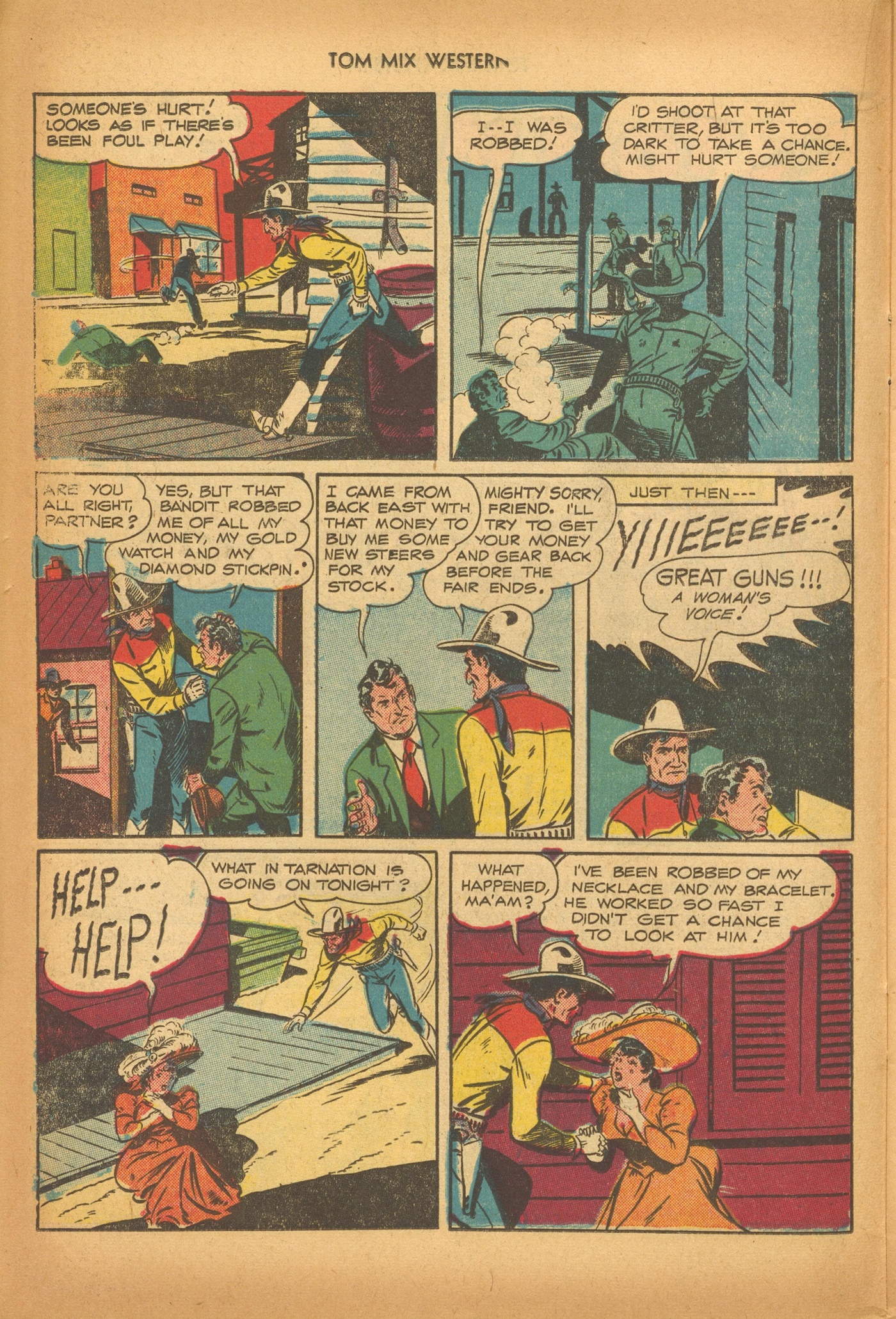 Read online Tom Mix Western (1948) comic -  Issue #6 - 18
