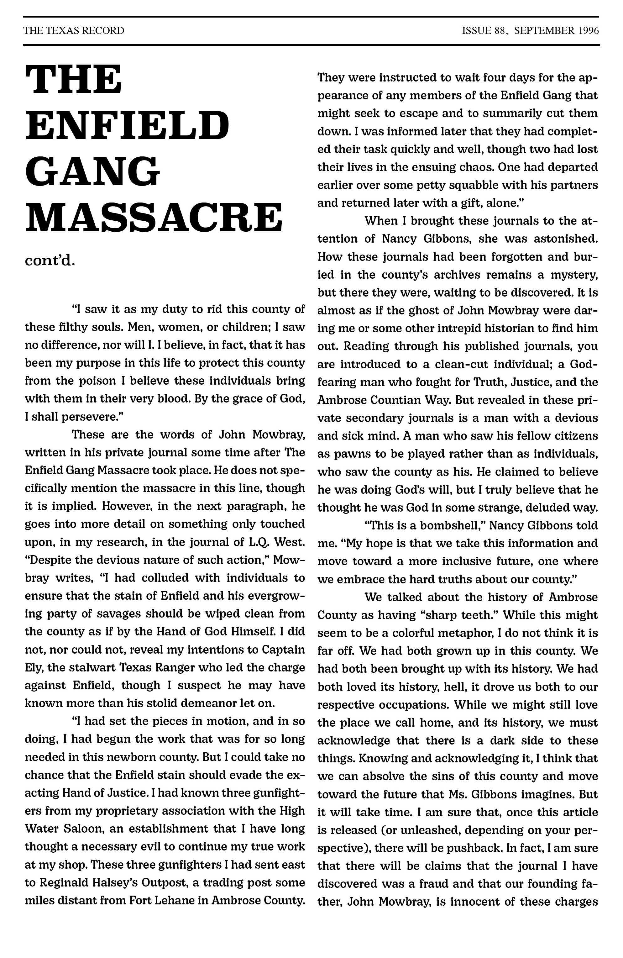 Read online The Enfield Gang Massacre comic -  Issue #4 - 30