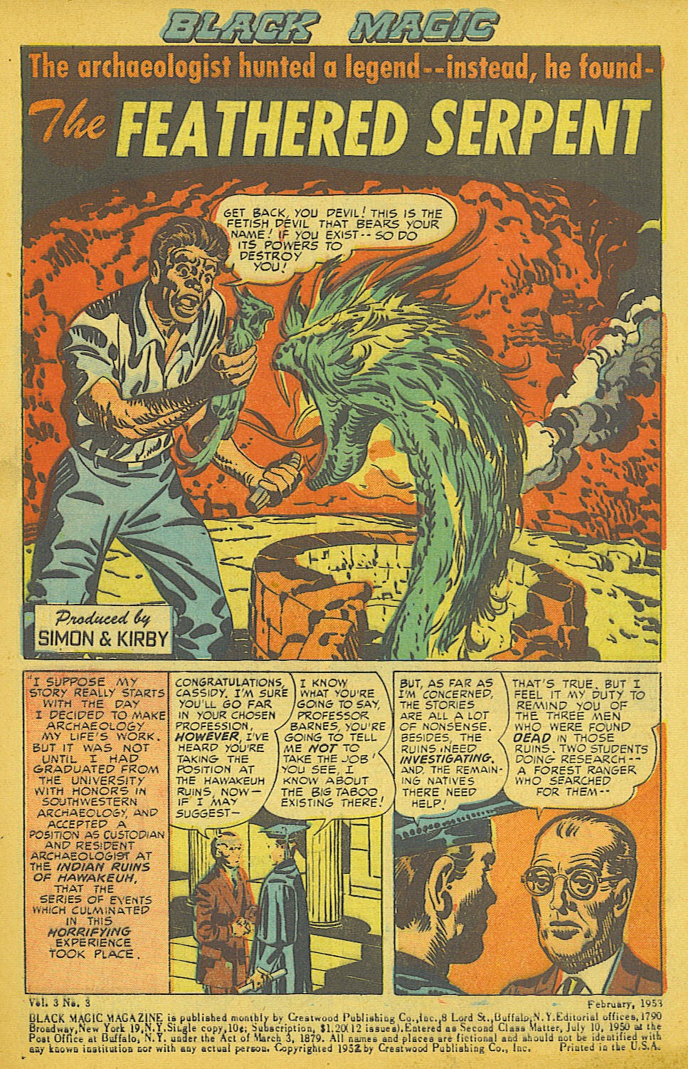 Read online Black Magic (1950) comic -  Issue #21 - 2