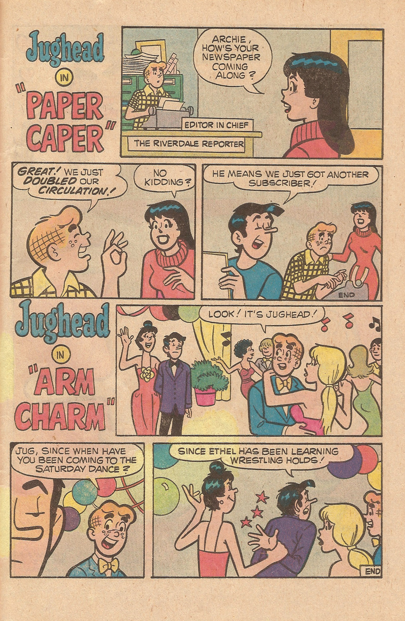 Read online Jughead's Jokes comic -  Issue #58 - 31