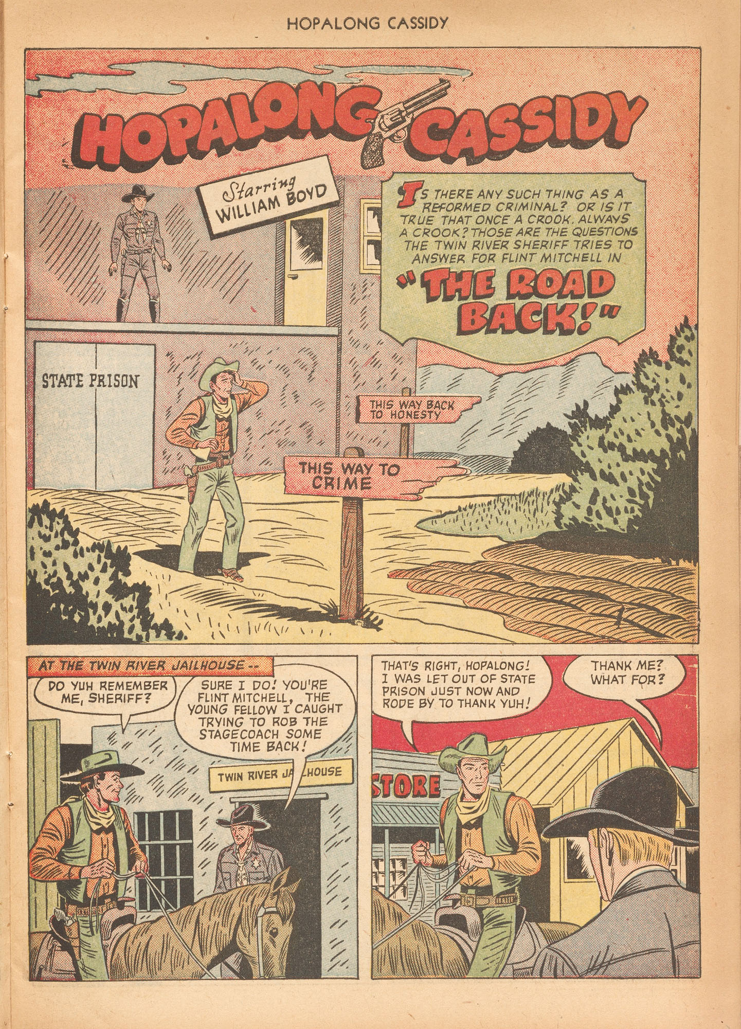 Read online Hopalong Cassidy comic -  Issue #56 - 19