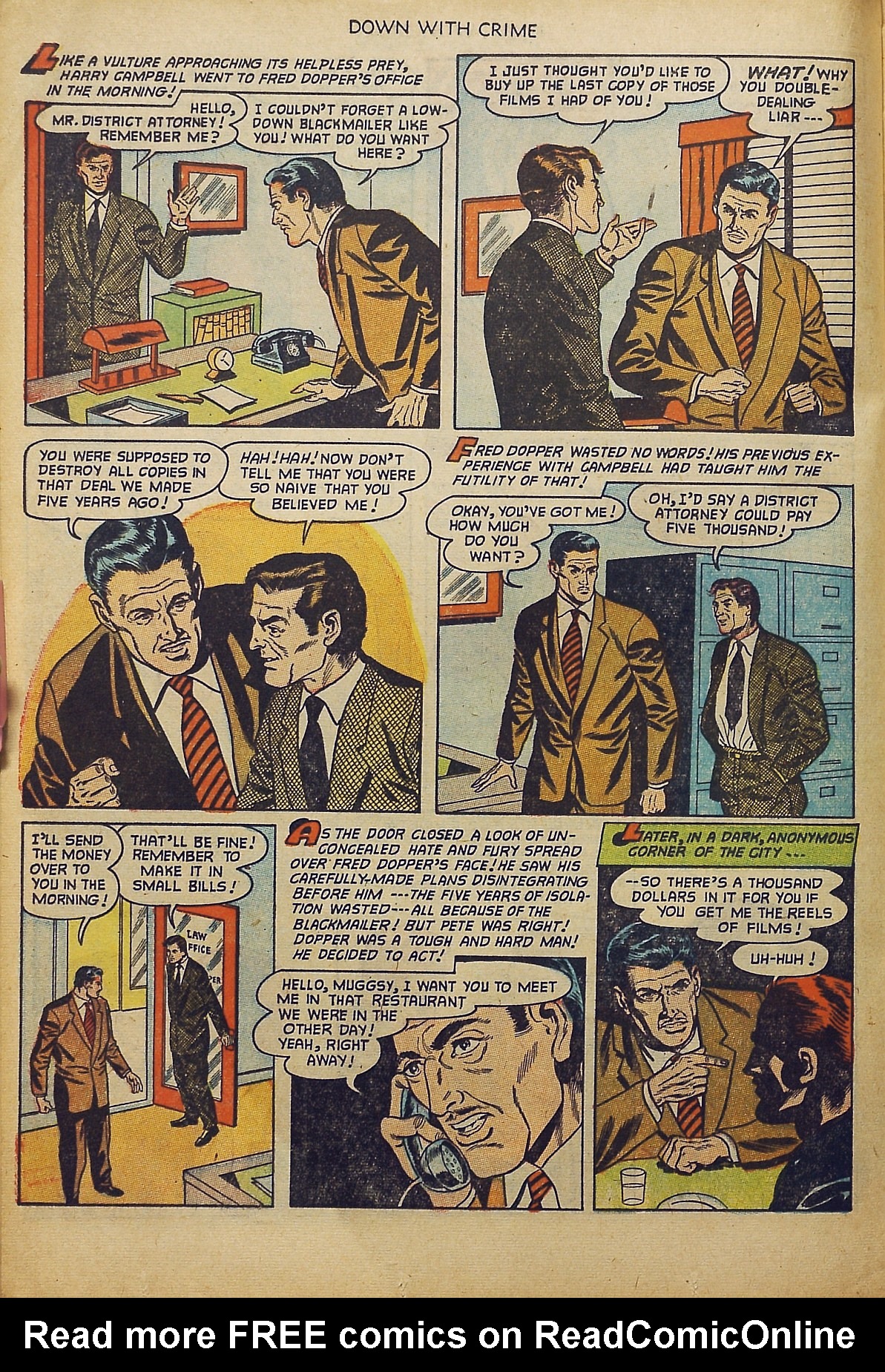 Read online Down With Crime comic -  Issue #7 - 20