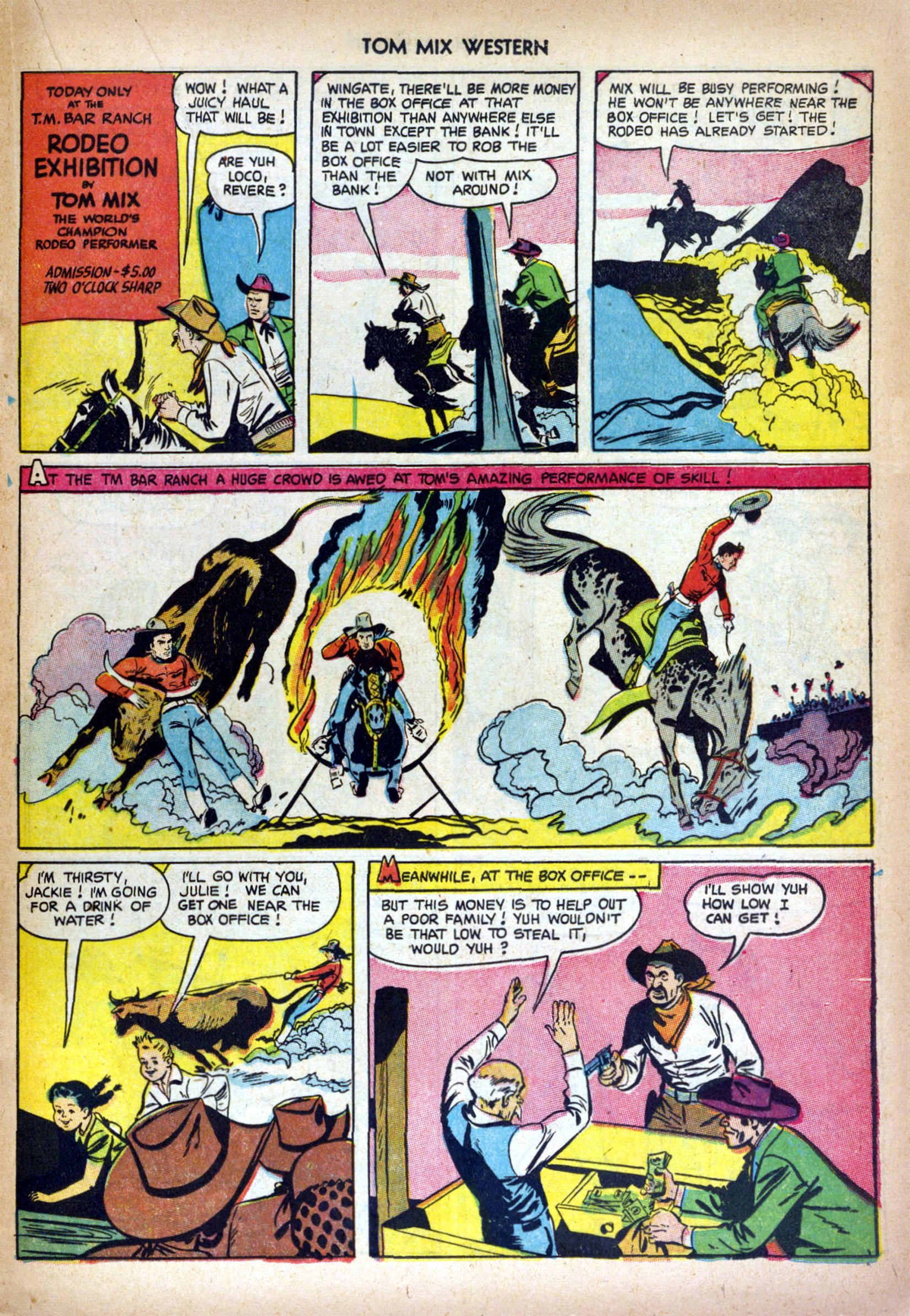 Read online Tom Mix Western (1948) comic -  Issue #58 - 17