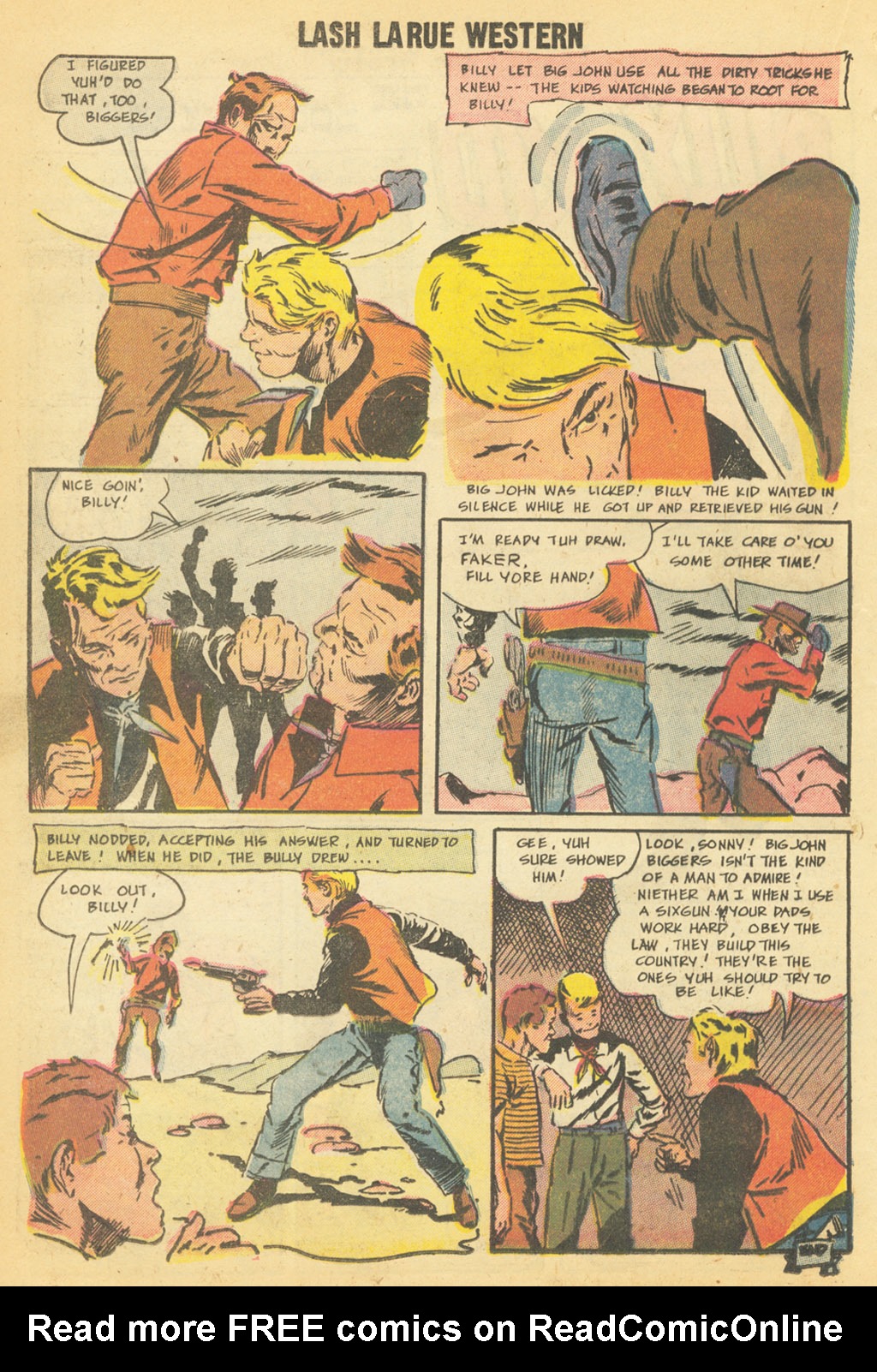 Read online Lash Larue Western (1949) comic -  Issue #68 - 35