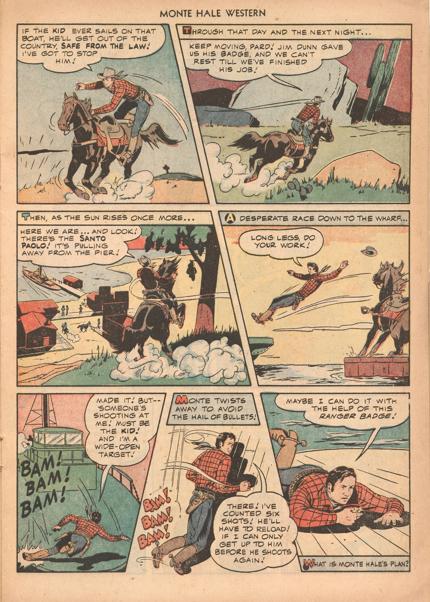 Read online Monte Hale Western comic -  Issue #43 - 21
