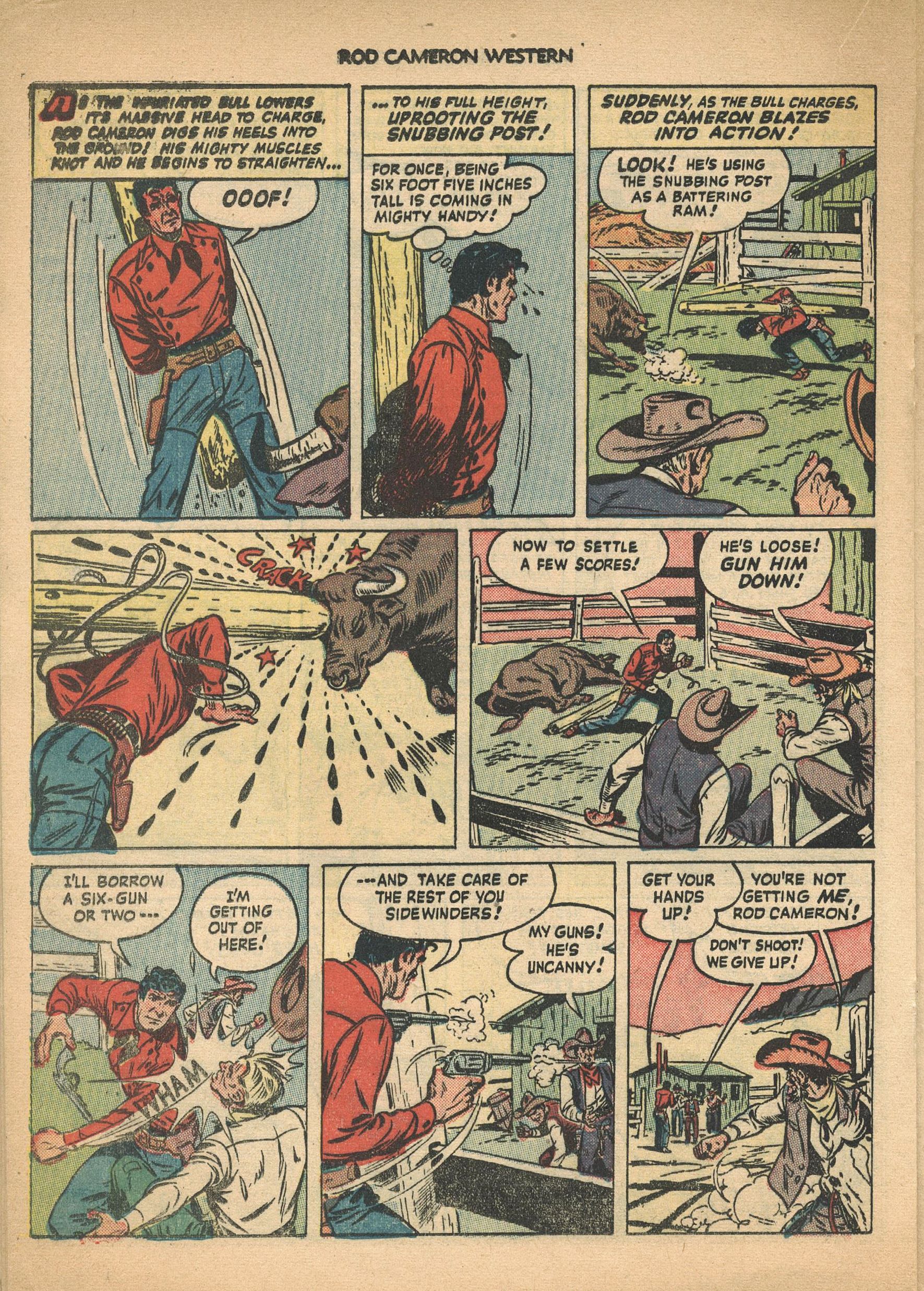 Read online Rod Cameron Western comic -  Issue #1 - 20