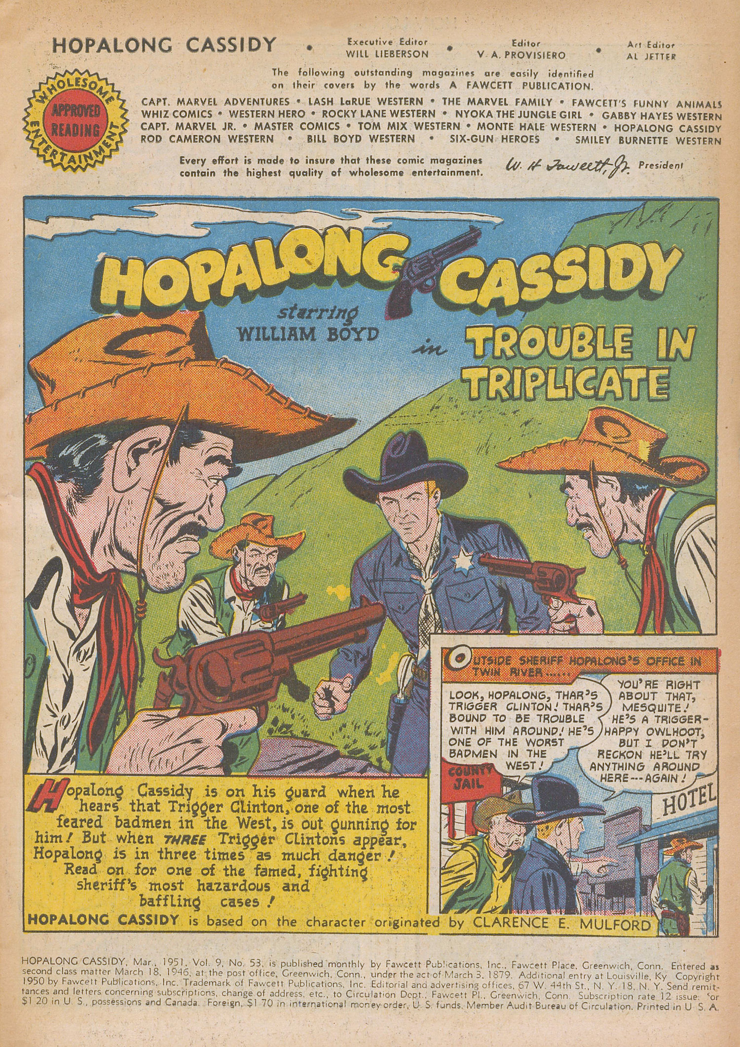 Read online Hopalong Cassidy comic -  Issue #53 - 3