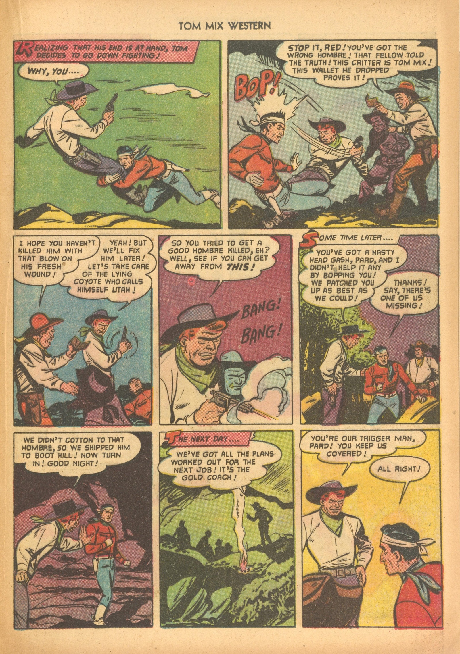Read online Tom Mix Western (1948) comic -  Issue #53 - 17