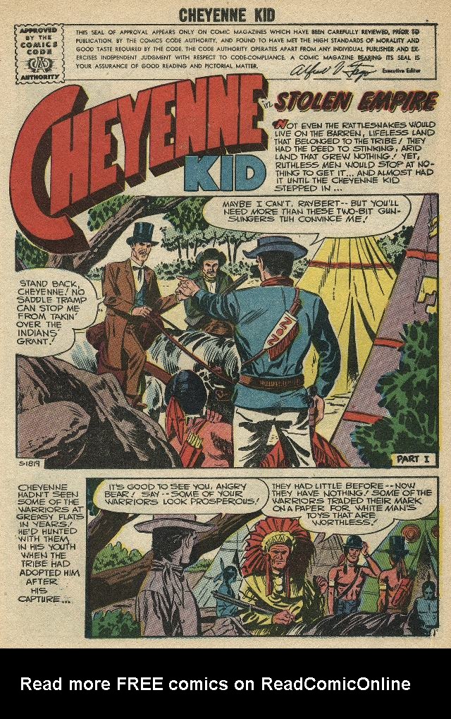Read online Cheyenne Kid comic -  Issue #8 - 4