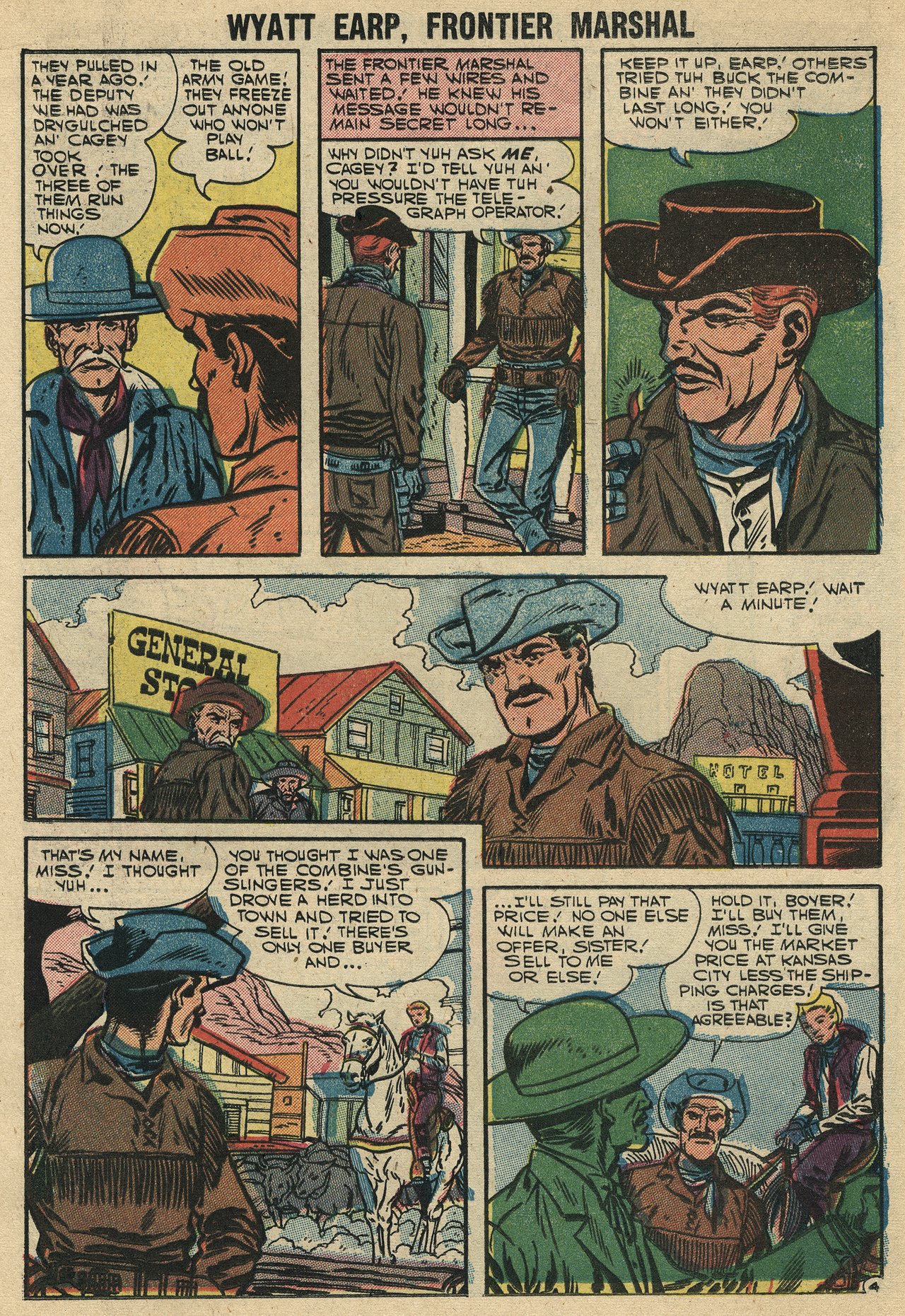 Read online Wyatt Earp Frontier Marshal comic -  Issue #16 - 14