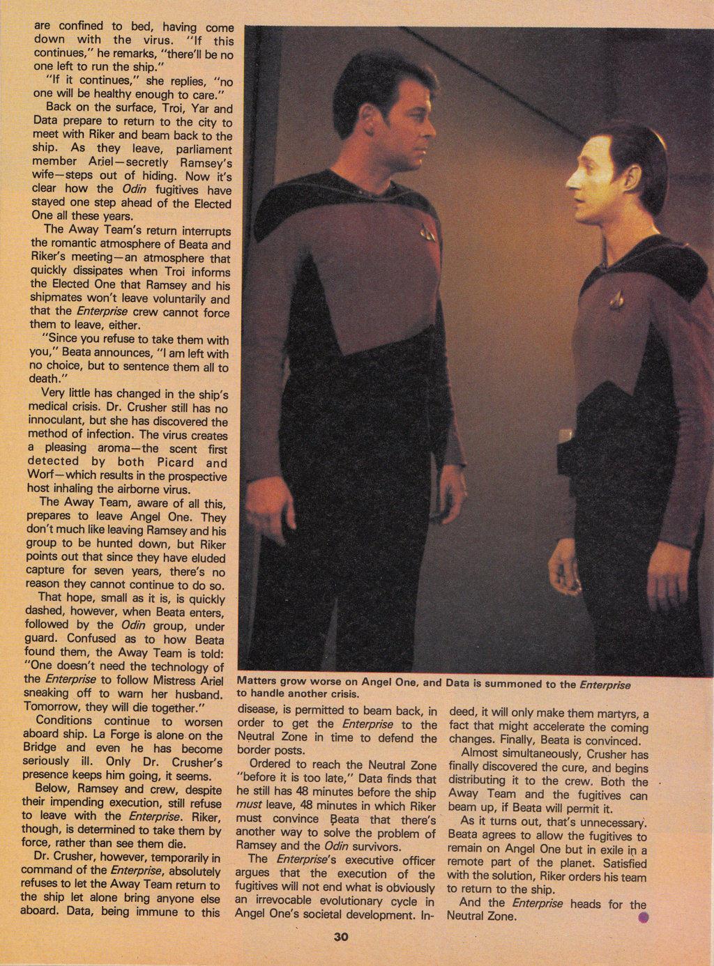 Read online Star Trek The Next Generation (1990) comic -  Issue #10 - 30