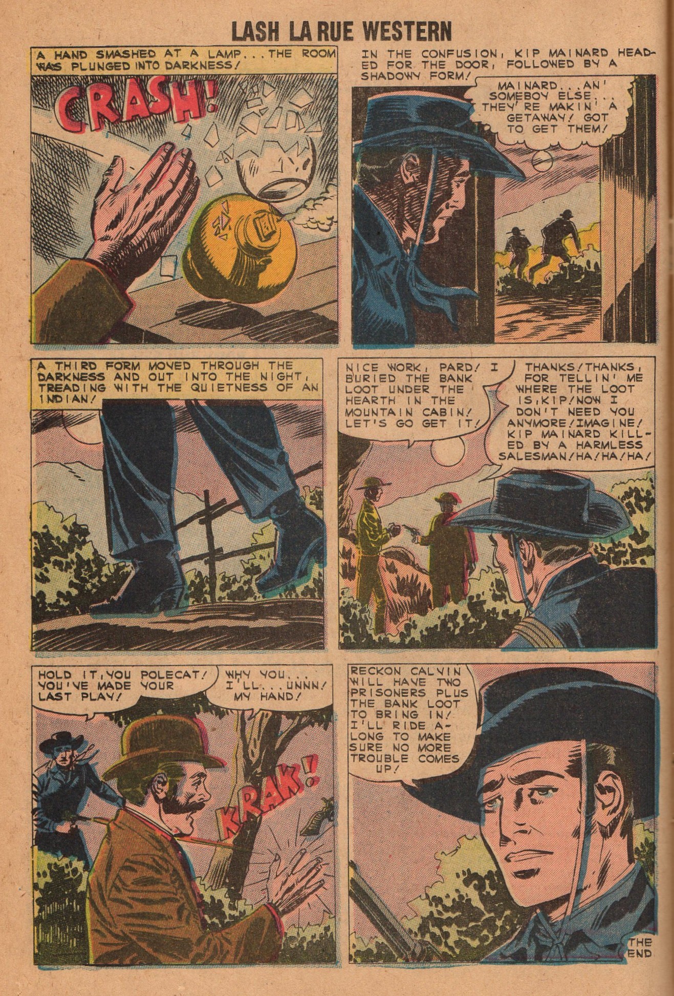 Read online Lash Larue Western (1949) comic -  Issue #83 - 16