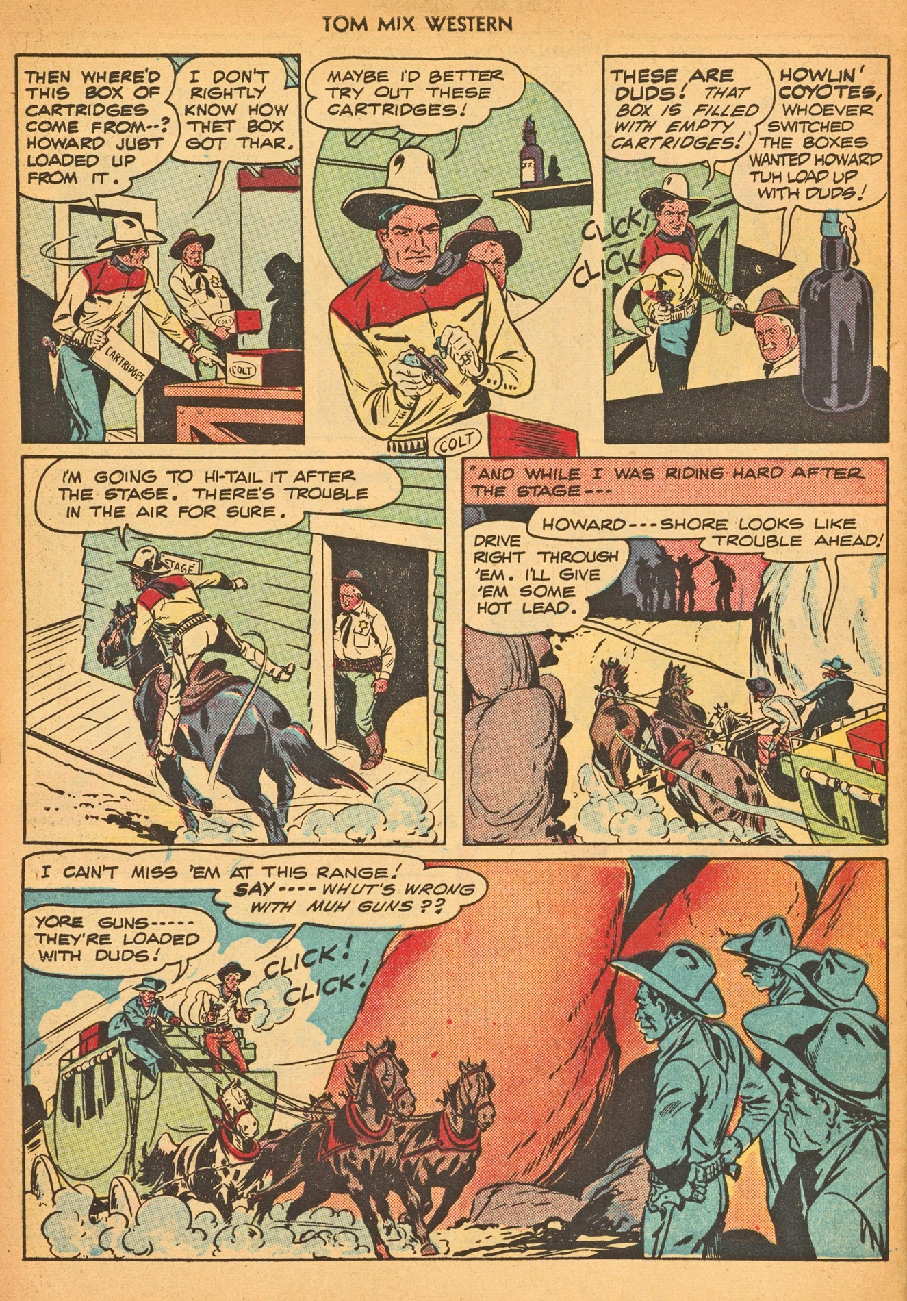 Read online Tom Mix Western (1948) comic -  Issue #8 - 46