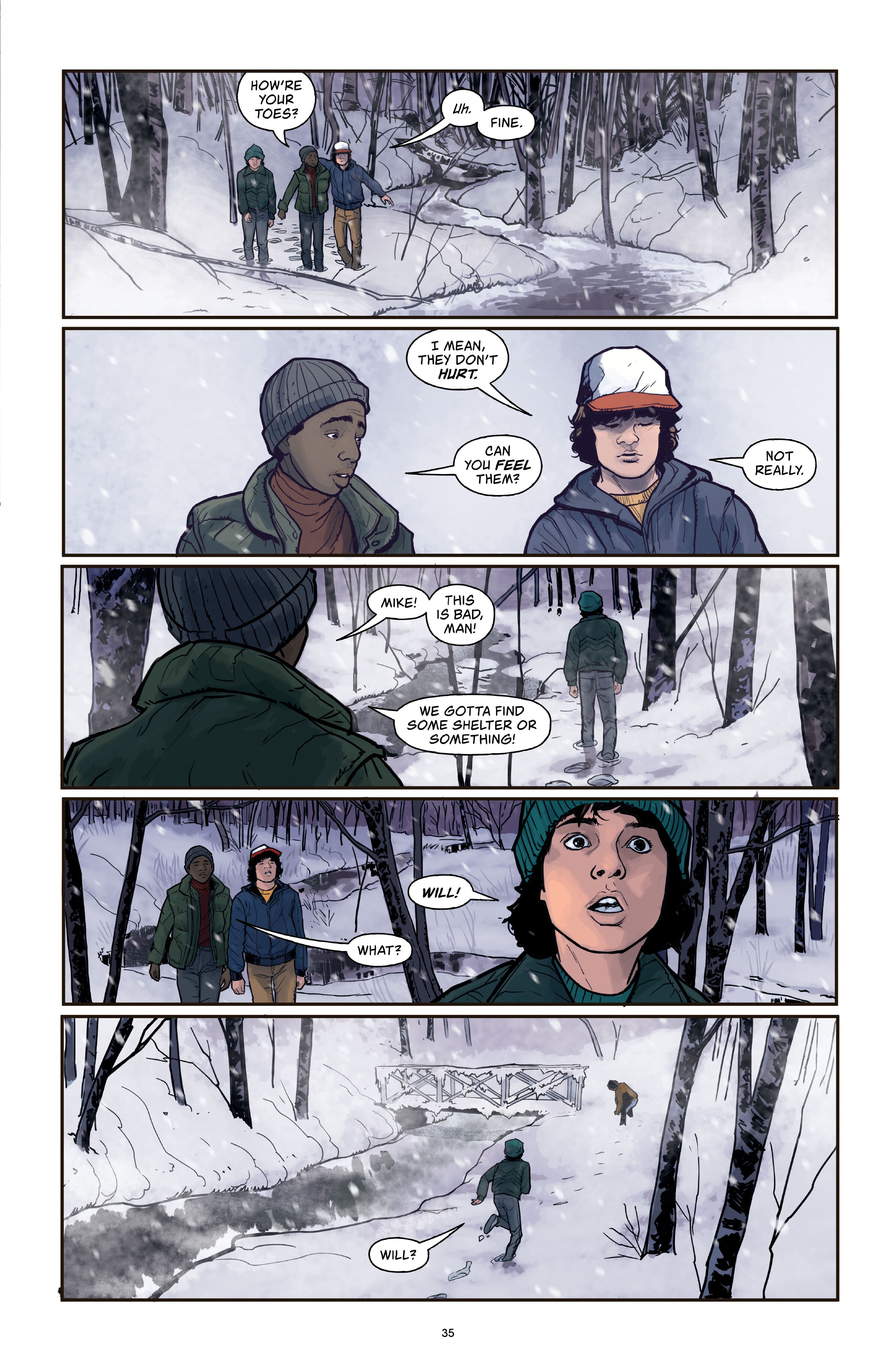 Read online Stranger Things Library Edition comic -  Issue # TPB 3 (Part 1) - 35