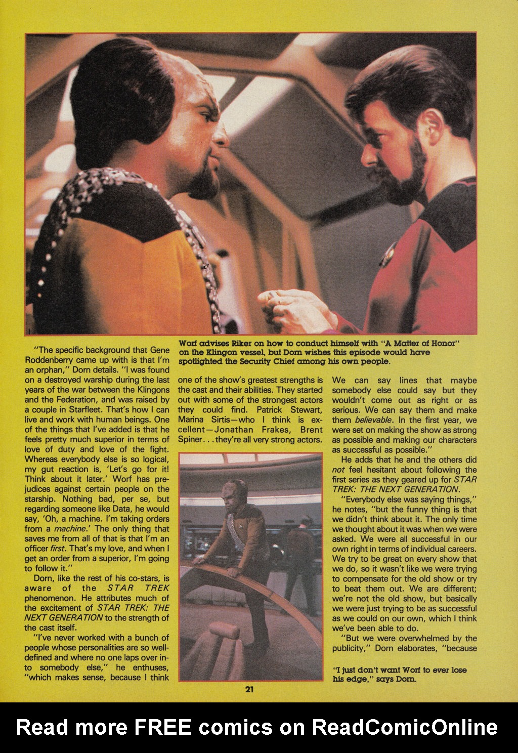 Read online Star Trek The Next Generation (1990) comic -  Issue #11 - 21
