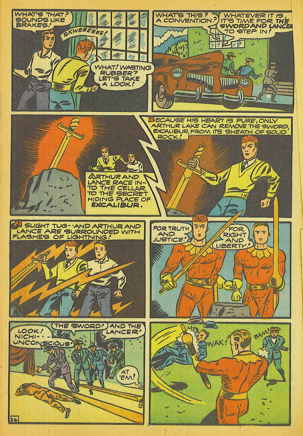 Read online Super-Mystery Comics comic -  Issue #17 - 34