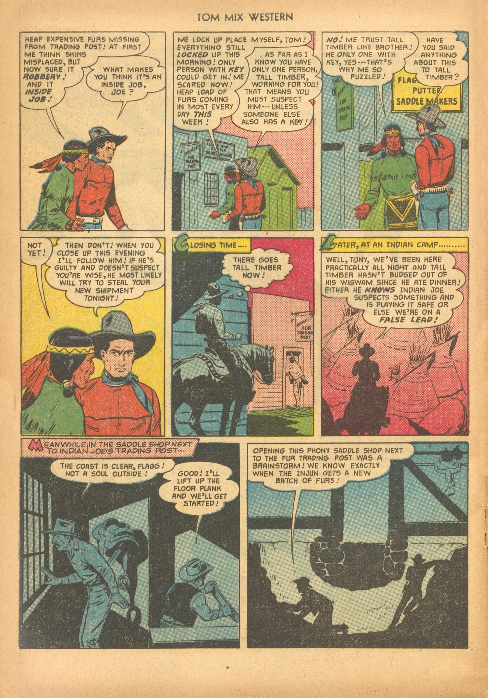 Read online Tom Mix Western (1948) comic -  Issue #44 - 28