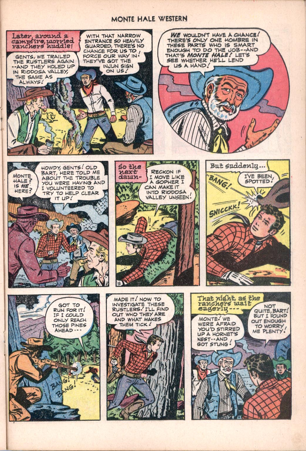 Read online Monte Hale Western comic -  Issue #81 - 21