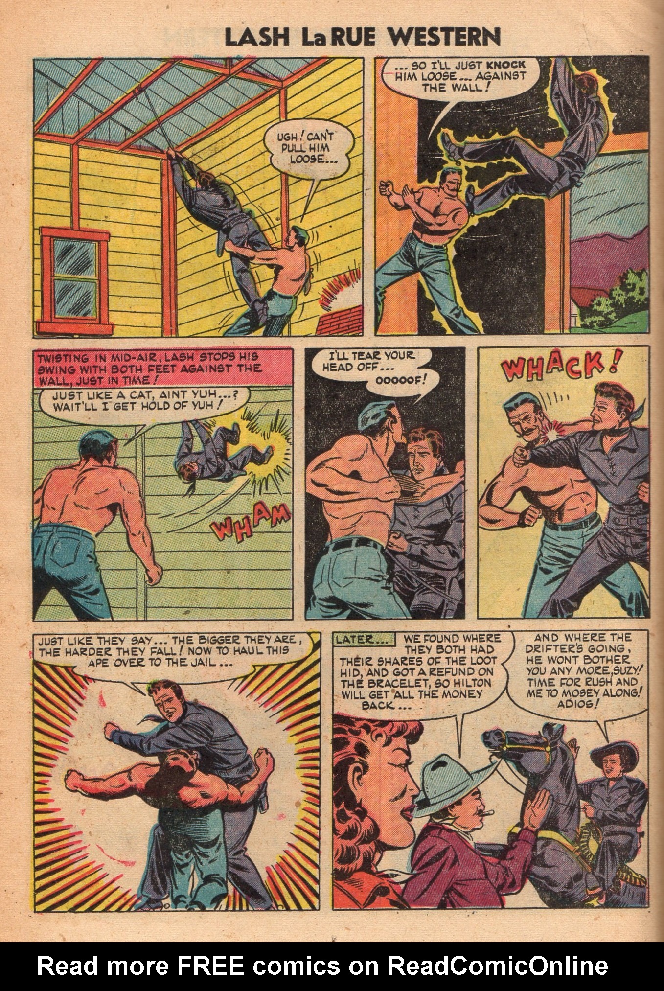 Read online Lash Larue Western (1949) comic -  Issue #48 - 18
