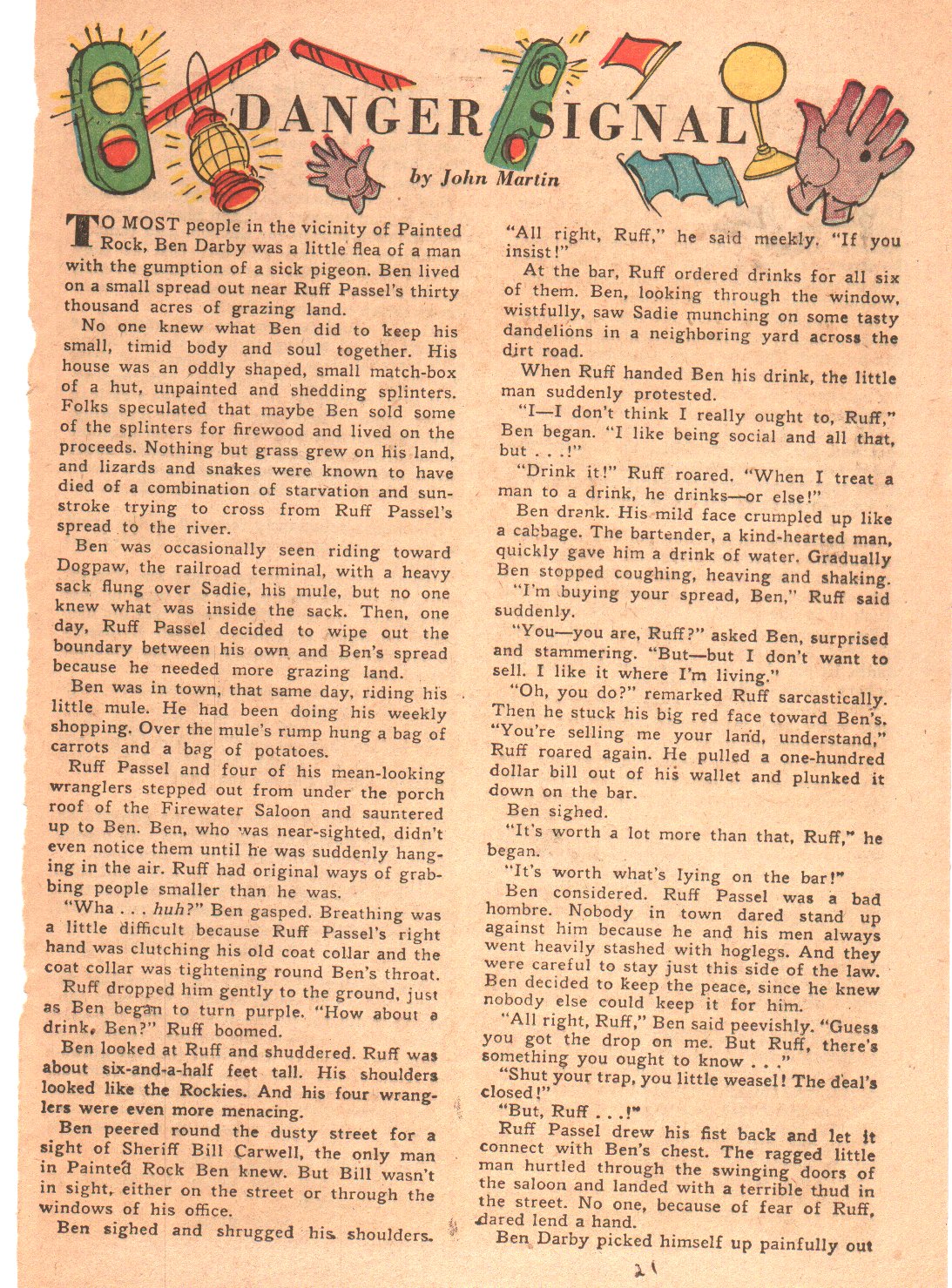 Read online Bob Colt Western comic -  Issue #4 - 21